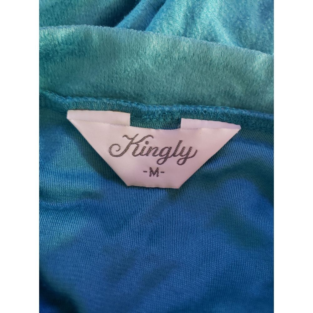 80s‎ Blue Zip Front Robe - Picture 4 of 5